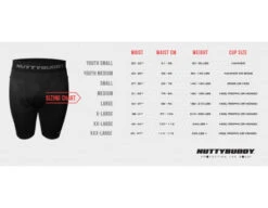 NuttyBuddy Lock Core Compression Shorts 19 NuttyBuddy Lock Core Compression Shorts -Umpattire 2023 NB Size Chart Shorts