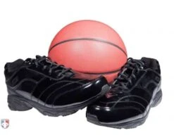 3N2 Reaction Patent Leather Basketball Referee Shoes -Umpattire 7375 PT 3N2 REACTION PATENT LEATHER REFEREE SHOES WITH BASKETBALL 1