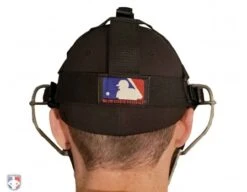 Wilson MLB Titanium Umpire Mask With Two-Tone -Umpattire A3007T Wilson Titanium Umpire Mask Worn Back Harness View 1