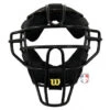 Wilson Dyna-Lite Steel Umpire Mask With Memory Foam 1 Wilson Dyna-Lite Steel Umpire Mask With Memory Foam -Umpattire A3009X MEM Wilson Dyna Lite Steel Umpire Mask with Memory Foam front 1