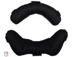 Wilson Memory Foam Umpire Mask Replacement Pads - Black -Umpattire A3817 MEM BK WILSON MEMORY FOAM UMPIRE REPLACEMENT PADS BLACK BACK