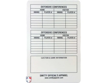 Reusable Baseball Umpire Game Card 4 Reusable Baseball Umpire Game Card - Image 2
