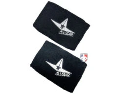 All-Star 4 1/2" Black Umpire Wrist Bands