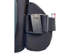 Wilson MLB West Vest Pro Gold 2 Air Management Umpire Chest Protector -Umpattire B7204 Wilson MLB West Vest Pro Gold 2 Memory Foam Chest Protector fidlock buckle closed