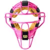 Wilson MLB Pink Dyna-Lite Aluminum Umpire Mask With Pink And Tan 1 Wilson MLB Pink Dyna-Lite Aluminum Umpire Mask With Pink And Tan -Umpattire B7209 AL PINK default