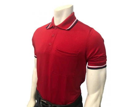 Smitty Short Sleeve Body Flex Umpire Shirt - Red 3 Smitty Short Sleeve Body Flex Umpire Shirt - Red