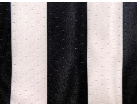 Iowa Girls (IGHSAU) 1" Stripe Body Flex Men's V-Neck Referee Shirt With Side Panels 4 Iowa Girls (IGHSAU) 1" Stripe Body Flex Men's V-Neck Referee Shirt With Side Panels - Image 2