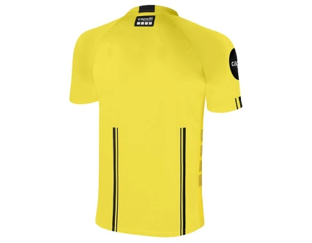 Capelli Sport Men's Official 1/4 Zip Soccer Referee Shirt - Yellow And Black 4 Capelli Sport Men's Official 1/4 Zip Soccer Referee Shirt - Yellow And Black - Image 2