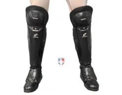Champro Single Knee Umpire Shin Guards 9 Champro Single Knee Umpire Shin Guards -Umpattire CG108 Champro Single Knee Umpire Shin Guards worn front