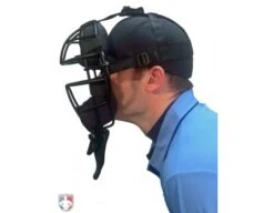 Champro Vented 4 1/2" Umpire Throat Guard -Umpattire CM TG 45 Worn Side