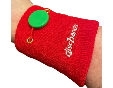 Discbands Wrestling Officials Alternate Choice Red And Green Wristbands 4 Discbands Wrestling Officials Alternate Choice Red And Green Wristbands - Image 2