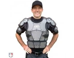 Diamond Pro Umpire Chest Protector 18 Diamond Pro Umpire Chest Protector -Umpattire DCP PRO Worn Front All Attachments 1