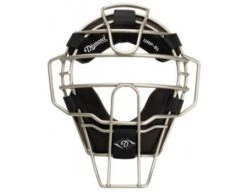 Diamond Silver Big League Aluminum Umpire Mask With Leather