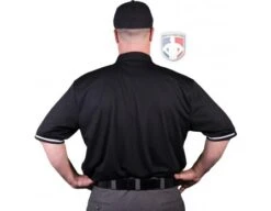 Smitty Vertical Stripe Umpire Shirt - Black 13 Smitty Vertical Stripe Umpire Shirt - Black -Umpattire Eric BB310SSBlack Back