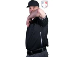 Smitty Vertical Stripe Umpire Shirt - Black 16 Smitty Vertical Stripe Umpire Shirt - Black -Umpattire Eric BB310SSBlack Panel