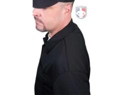 Smitty Vertical Stripe Umpire Shirt - Black 17 Smitty Vertical Stripe Umpire Shirt - Black -Umpattire Eric BB310SSBlack Shoulder