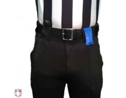 Premium Skinny Referee Throw Down Bag -Umpattire F11 BL Premium Skinny Referee Royal Blue Throw Down Bag Worn Front View