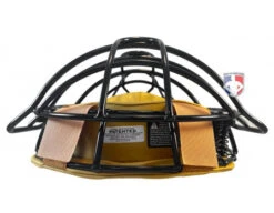 Force3 Defender Umpire Mask With Tan -Umpattire F3 DEF BK TN Force3 Defender Umpire Mask with Tan flat top