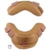 Force3 Defender Umpire Mask Replacement Pads - Tan -Umpattire F3 DEF RPV2 TN Front