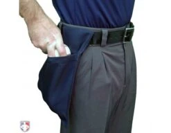 Force3 Dry-Lo Umpire Ball Bag -Umpattire F3 DRYLO N Force3 DryLo Umpire Ball Bag Worn Side with Baseball