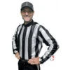 Smitty 2 1/4" Stripe Water Resistant Football Referee Shirt -Umpattire FB127 Smitty 2 1 4 Stripe Water Resistant Football Referee Shirt angle