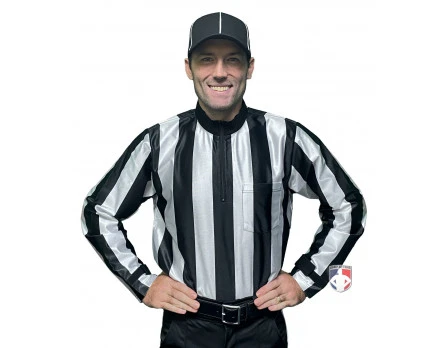 Smitty 2 1/4" Stripe Water Resistant Football Referee Shirt 4 Smitty 2 1/4" Stripe Water Resistant Football Referee Shirt - Image 2