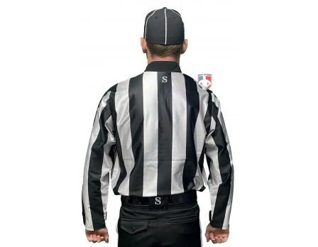 Smitty 2 1/4" Stripe Water Resistant Football Referee Shirt 5 Smitty 2 1/4" Stripe Water Resistant Football Referee Shirt - Image 3