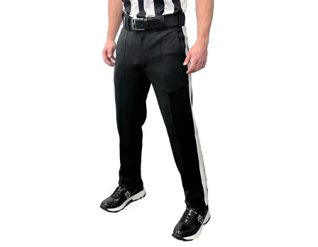 Smitty Performance Poly Spandex Ultra Tapered Fit Black Football Referee Pants 3 Smitty Performance Poly Spandex Ultra Tapered Fit Black Football Referee Pants