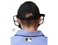 All-Star Matte Black System 7 Steel Umpire Mask With UltraCool -Umpattire FM4000 MBK All Star Matte Black System 7 Steel Umpire Mask with UltraCool reverse