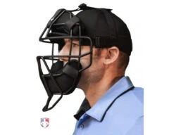All-Star Matte Black System 7 Steel Umpire Mask With UltraCool -Umpattire FM4000 MBK All Star Matte Black System 7 Steel Umpire Mask with UltraCool side