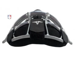 All-Star Silver Magnesium Umpire Mask With Black LUC 13 All-Star Silver Magnesium Umpire Mask With Black LUC -Umpattire FM4000MAG UMP SV BK All Star Silver Magnesium Umpire Mask with Black top flat