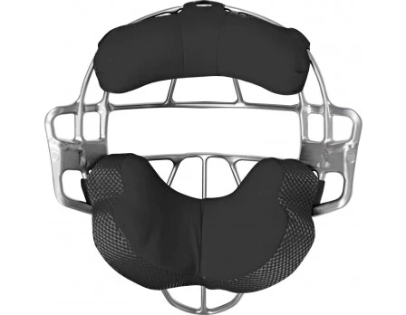 All-Star Silver Magnesium Umpire Mask With Black LUC 4 All-Star Silver Magnesium Umpire Mask With Black LUC - Image 2