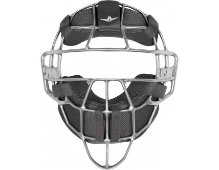 All-Star Silver Magnesium Umpire Mask With Black LUC 3 All-Star Silver Magnesium Umpire Mask With Black LUC