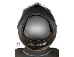 All-Star Delta Flex Umpire Mask Replacement Harness -Umpattire FMHPRO SBK All Star Delta Flex Umpire Mask Replacement Harness birdseye with skull cap
