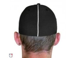 Smitty Performance Flex Fit Referee Cap -Umpattire HT110 Smitty Performance Flex Fit Referee Cap Worn Back