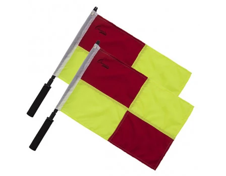 Champion Soccer Flags Set - Checkered Yellow & Red 6 Champion Soccer Flags Set - Checkered Yellow & Red - Image 4