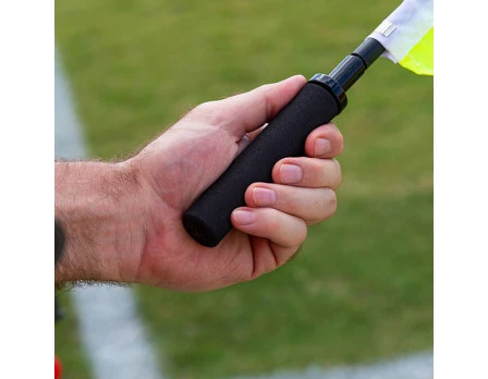 Champion Soccer Flags Set - Checkered Yellow & Red 4 Champion Soccer Flags Set - Checkered Yellow & Red - Image 2