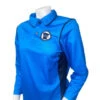 Minnesota (MSHSL) Women's Long Sleeve Swimming / Volleyball Referee Shirt - Bright Blue -Umpattire MINNESOTAUSA418 BB