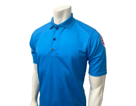 Missouri (MSHSAA) Men's Short Sleeve Volleyball Referee Shirt - Bright Blue 3 Missouri (MSHSAA) Men's Short Sleeve Volleyball Referee Shirt - Bright Blue