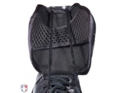 New Balance V3 All-Black Mid-Cut Umpire Plate Shoes -Umpattire MU460XB3 New Balance V3 All Black Mid Cut Umpire Plate Shoes Plate Closeup