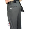 Mizuno Charcoal Grey Flat Front Umpire Plate Pants With Expander Waistband 1 Mizuno Charcoal Grey Flat Front Umpire Plate Pants With Expander Waistband -Umpattire MZ128 CH Mizuno Charcoal Grey Umpire Plate Pants back
