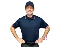 Mizuno Performance Short Sleeve Traditional Umpire Shirt - Navy