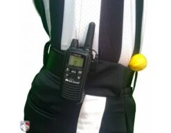 Midland Referee Communication System - 2 Pack -Umpattire Midland Football Referee Communication System Worn Side Closeup