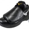 Mizuno Pro Wave Black & White Mid-Cut Umpire Plate Shoes -Umpattire Mizuno Mid Cut Plate Umpire Shoes default
