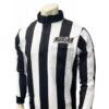 New Jersey (NJSIAA) 2 1/4" Stripe Foul Weather Football And Lacrosse Referee Shirt 1 New Jersey (NJSIAA) 2 1/4" Stripe Foul Weather Football And Lacrosse Referee Shirt -Umpattire NEWUSA730NJPicture 1296x