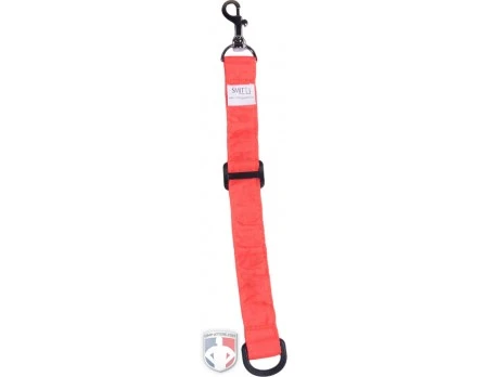 Orange Nylon Chain Clip With Plastic Yard Marker Slide 4 Orange Nylon Chain Clip With Plastic Yard Marker Slide - Image 2