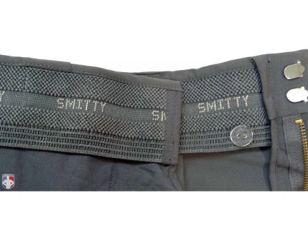 Smitty Performance Poly Spandex Charcoal Grey Flat Front Umpire Combo Pants With Expander Waistband 7 Smitty Performance Poly Spandex Charcoal Grey Flat Front Umpire Combo Pants With Expander Waistband - Image 5