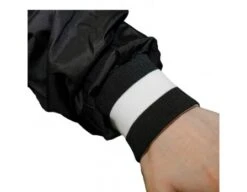 Smitty Collegiate Style Basketball Referee Jacket - Black With White Trim -Umpattire S227 BK Wrist