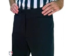 Smitty Performance 4-Way Stretch Athletic Fit Flat Front Referee Pants With Western-Cut Pockets