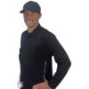 Smitty Long Sleeve Vertical Stripe Umpire Shirt - Black